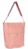 Bőr táska shopper bag Genuine Leather rózsaszín K26